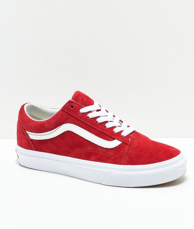 vans old skool all red